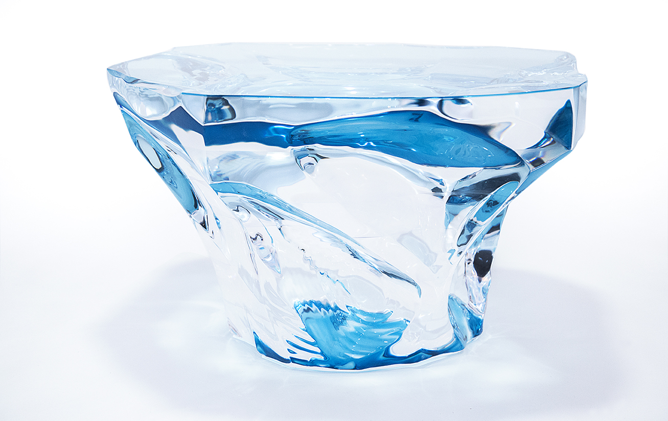 Acrylic Coffee Table Glacialis W 'Agua Azul' - immagine 13