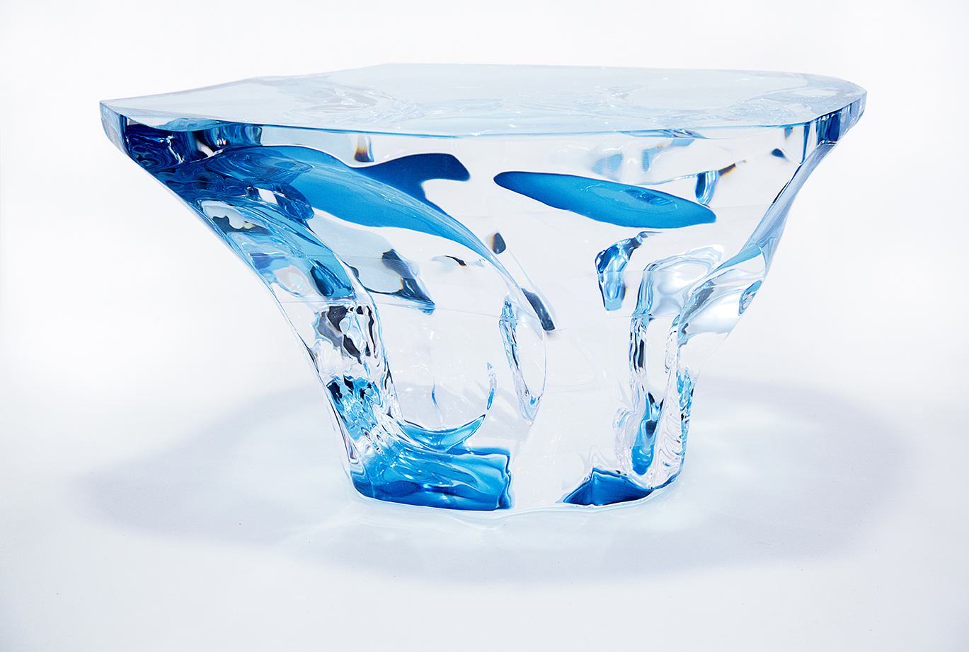 Acrylic Coffee Table Glacialis W 'Agua Azul' - immagine 4