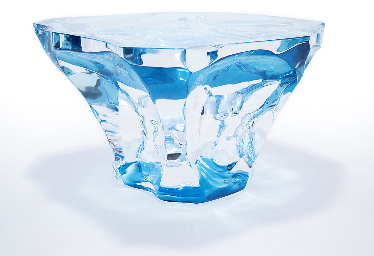Acrylic Coffee Table Glacialis W 'Agua Azul' - immagine 6